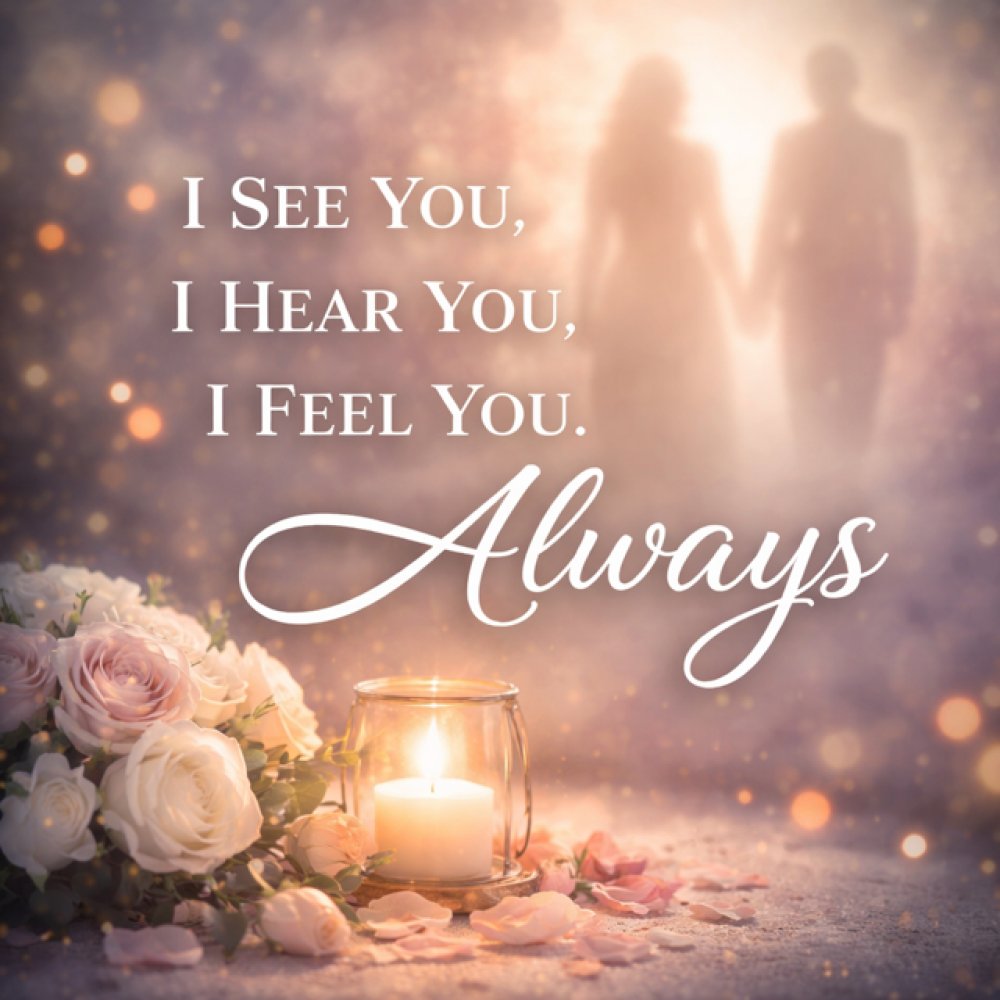I hear you, I see you, I feel you